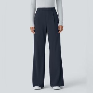 Halara Flex Day Stretch High Waisted Pocket Work Flare Pants